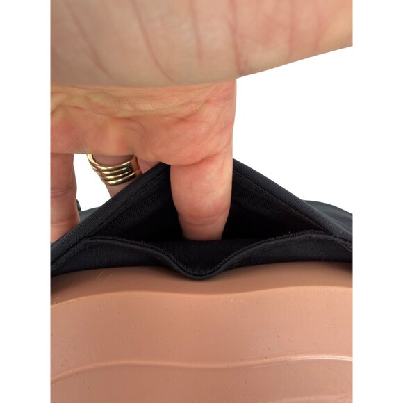 NWOT Free People Black Slit Weave High Waist Athletic Leggings | Athleisure M - Picture 11 of 16